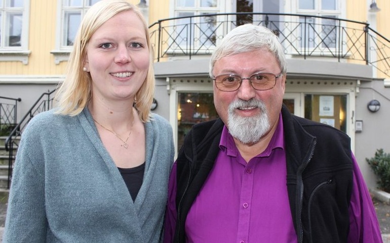 Sissel Landsnes (t.v.) og Gunnar Vold Hansen