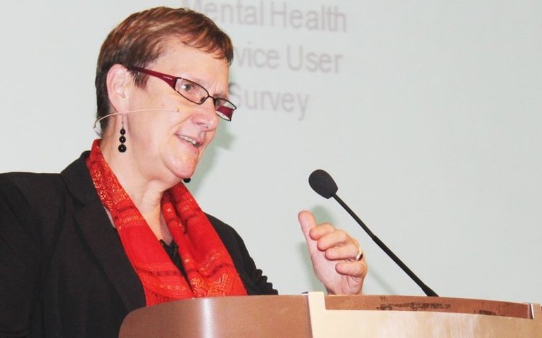 Rachel Perkins på konferansen Arbeid i et behandlingsperspektiv - psykisk helse og rus