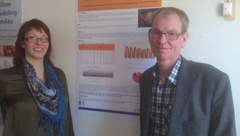 Anne Følstad, spesialergoterapeut (t.v.) og dr.med. Eystein Stordal, seksjonsoverlege (t.h.),  begge ansatt ved Seksjon alderspsykiatri ved Sykehuset Namsos