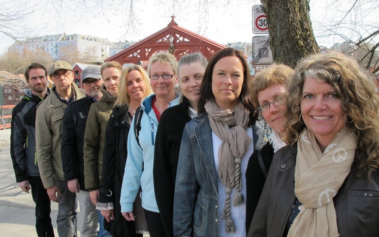 Deltakere på NAPHAs skrivekurs