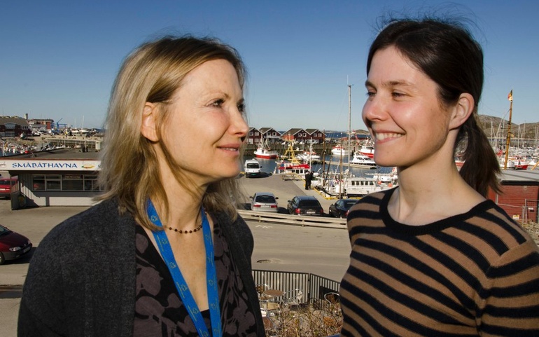 Susan McGurk (t.v.) og Beate Brinchmann  