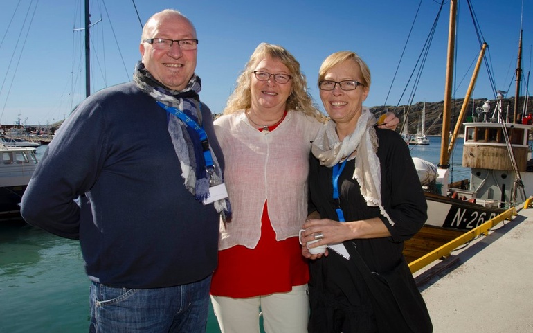 F.v. Jacob Henningsen, Jorun Winther og Beathe Nilsen. 