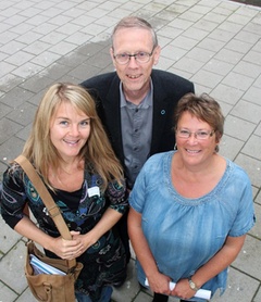 F.v. Siw Bratli, Sindre Børke og Sigrid Bøthun