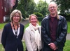 F.v. Tone Opdahl Mo, Ragnhild Heggen og NAPHA-leder Trond Hatling 