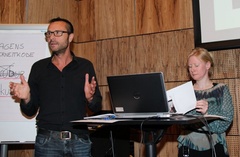 F.v. Gaute Strand og Ragnhild Krogvig Karlsen i NAPHA