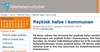 Ny nettside psykisk helse i kommunen