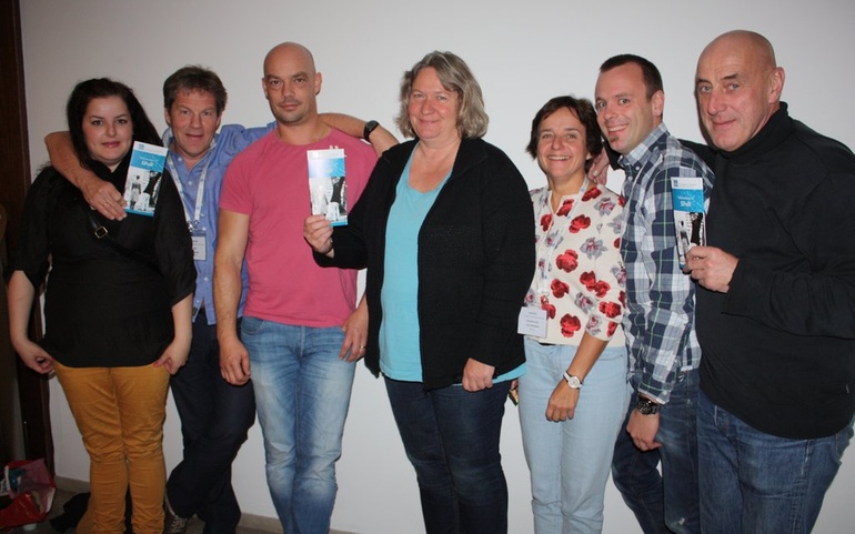 F.v. Kjersti L. Øvernes, Olav Bremnes, Bjarte Sælevik, Torfrid Johansen, Unn Elisabeth Hammervold, Espen Gade Rolland og Kurt Lyngved