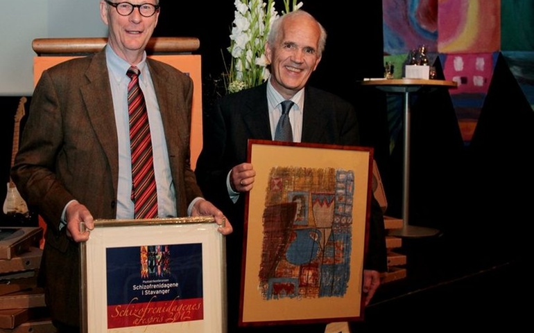 Stein Opjordsmoen (t.v.) og Svein Friis