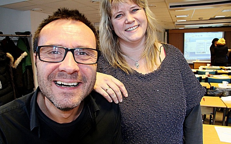 Gaute Strand (t.v.) og Tove Carstensen i NAPHA