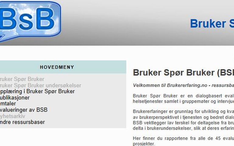 Bruker spør bruker ny nettside