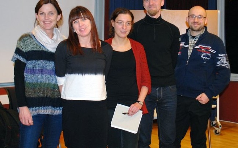 Siren Hoven, Karin Kaasa, Astrid Weber, Tore Ødegaard, og Njål Bjørhovde. 