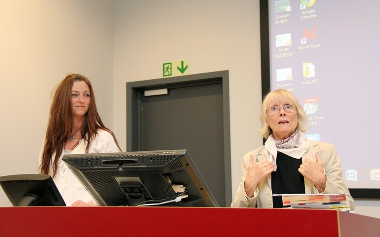 F.v. Kristin Høines og Gro Beston