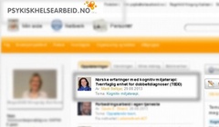 Kognitiv miljøterapi på Psykiskhelsearbeid.no