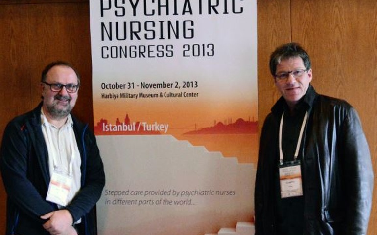 Ian Dawson (t.v.) og Olav Bremnes