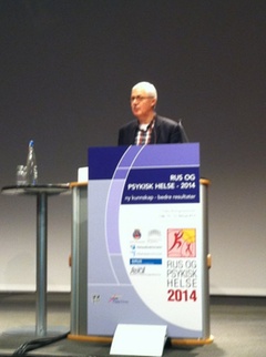 Lars Amund Vaage på talerstolen