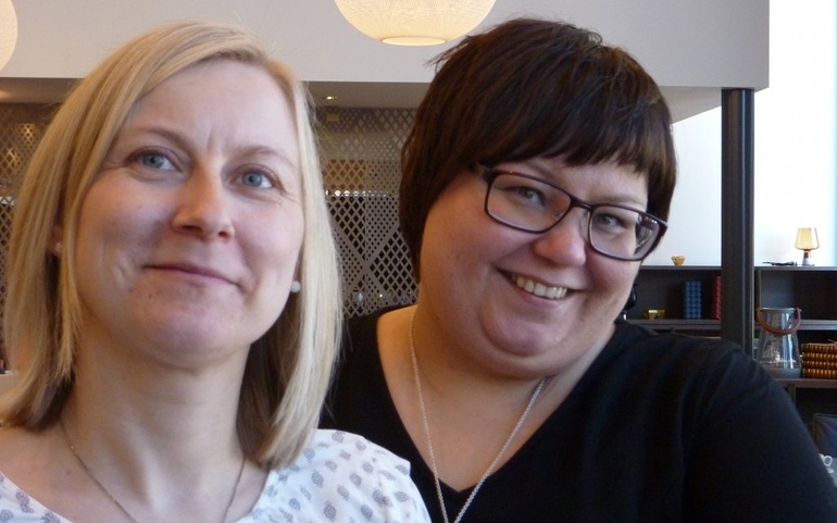 Margrethe Bals (t.v.) og Anne Lene Turi 