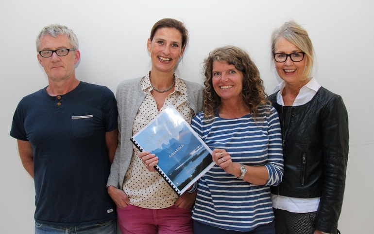 F.v Tore Jarl Olsen, Annett Eidem Røsok, Ragnhild Naas og Kirsten Janne Røkke