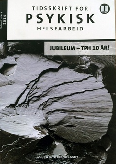 Tidsskrift for psykisk helsearbeid jubileumsnummer