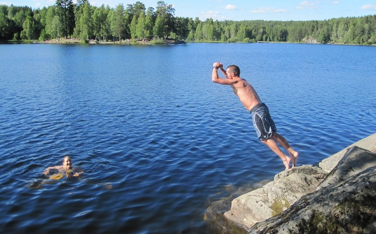 Bading Nøklevann Oslo
