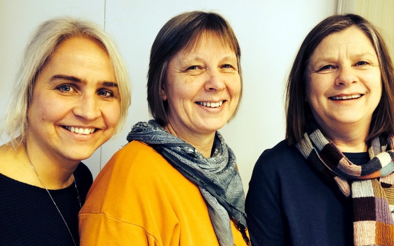 Kari Bøckmann, Mona Nielsen og Inger Hagen
