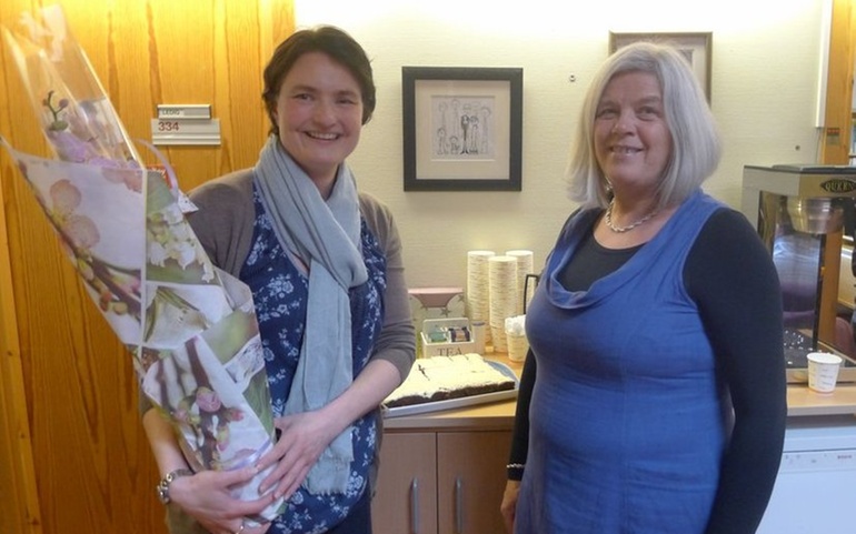 Birgit Valla (t.v.) og Liv S. Langberg