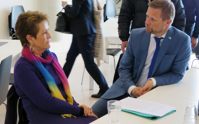 Kirsten Sleveland Johnsen og Bent Høie