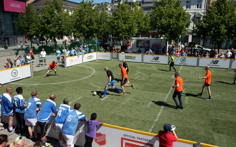 Gatefotball Motbakkefestivalen Arendal