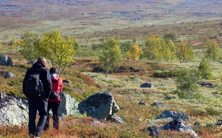 Friluftsliv - gå tur i fjellet